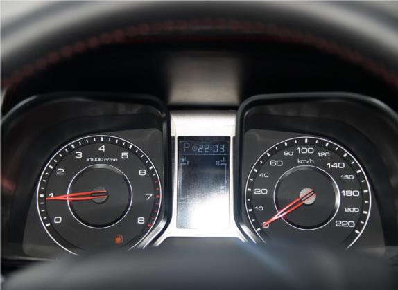 大迈X5 2015款 1.5T CVT总督型 国V 中控类   仪表盘