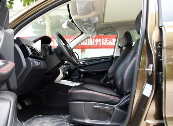 大迈X5 2017款 升级版 1.5T 手动尊贵型 车厢座椅   前排空间