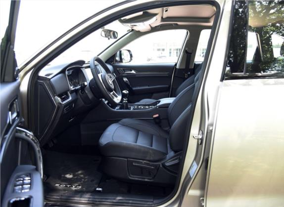 众泰T600 Coupe 2017款 1.5T 手动尊享型 车厢座椅   前排空间