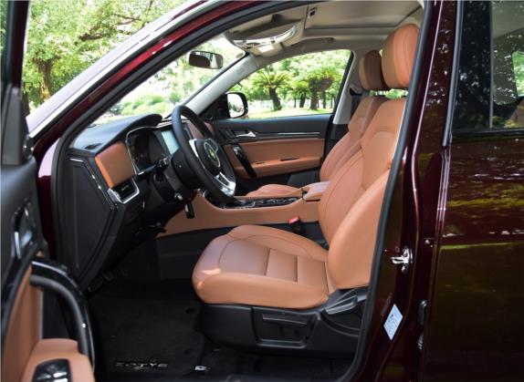 众泰T600 Coupe 2017款 1.5T 自动豪华型 车厢座椅   前排空间