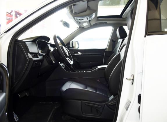众泰T600 Coupe 2017款 1.8T 自动尊享型 车厢座椅   前排空间