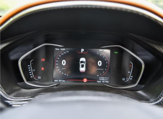 众泰T300新能源 2018款 EV 旗舰型 中控类   仪表盘