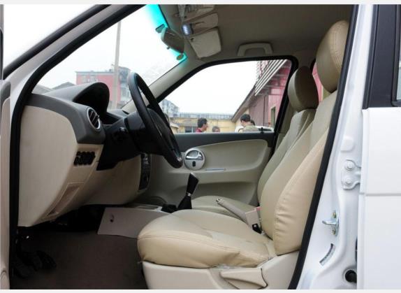 众泰5008 2010款 1.5L 手动舒适型 车厢座椅   前排空间